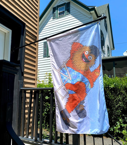 Gritty Down the Shore Flag - 3' x 5' Standard Size with Header and 2 Grommets