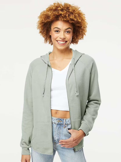 Women’s Wave-Wash Zip Hoodie