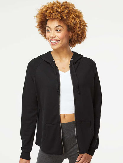 Women’s Wave-Wash Zip Hoodie