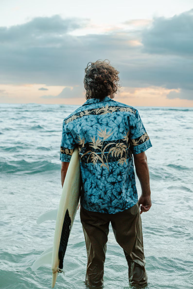 NinthIsle Made in Hawaii Classic Aloha Shirt - 100% Premium Cotton