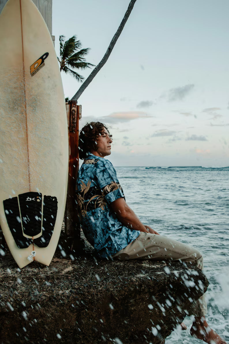 NinthIsle Made in Hawaii Classic Aloha Shirt - 100% Premium Cotton