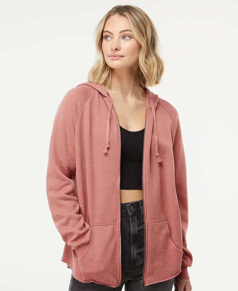 Women’s Wave-Wash Zip Hoodie