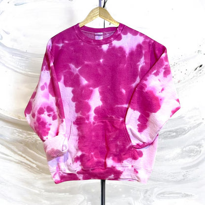 Hand-Dyed Tie Dye Fleece Hoodie (Unisex)