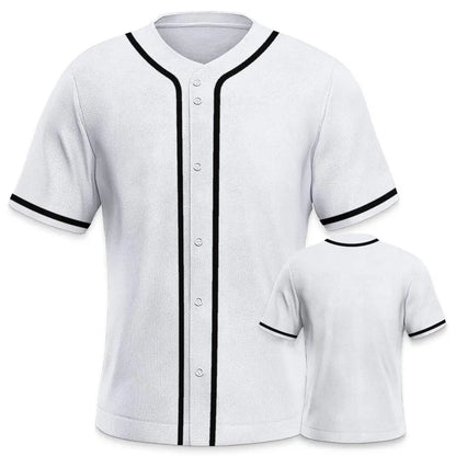 Personalized Custom Baseball Jersey | Full Button Custom Name & Number Shirt for Men, Women, Youth & Kids